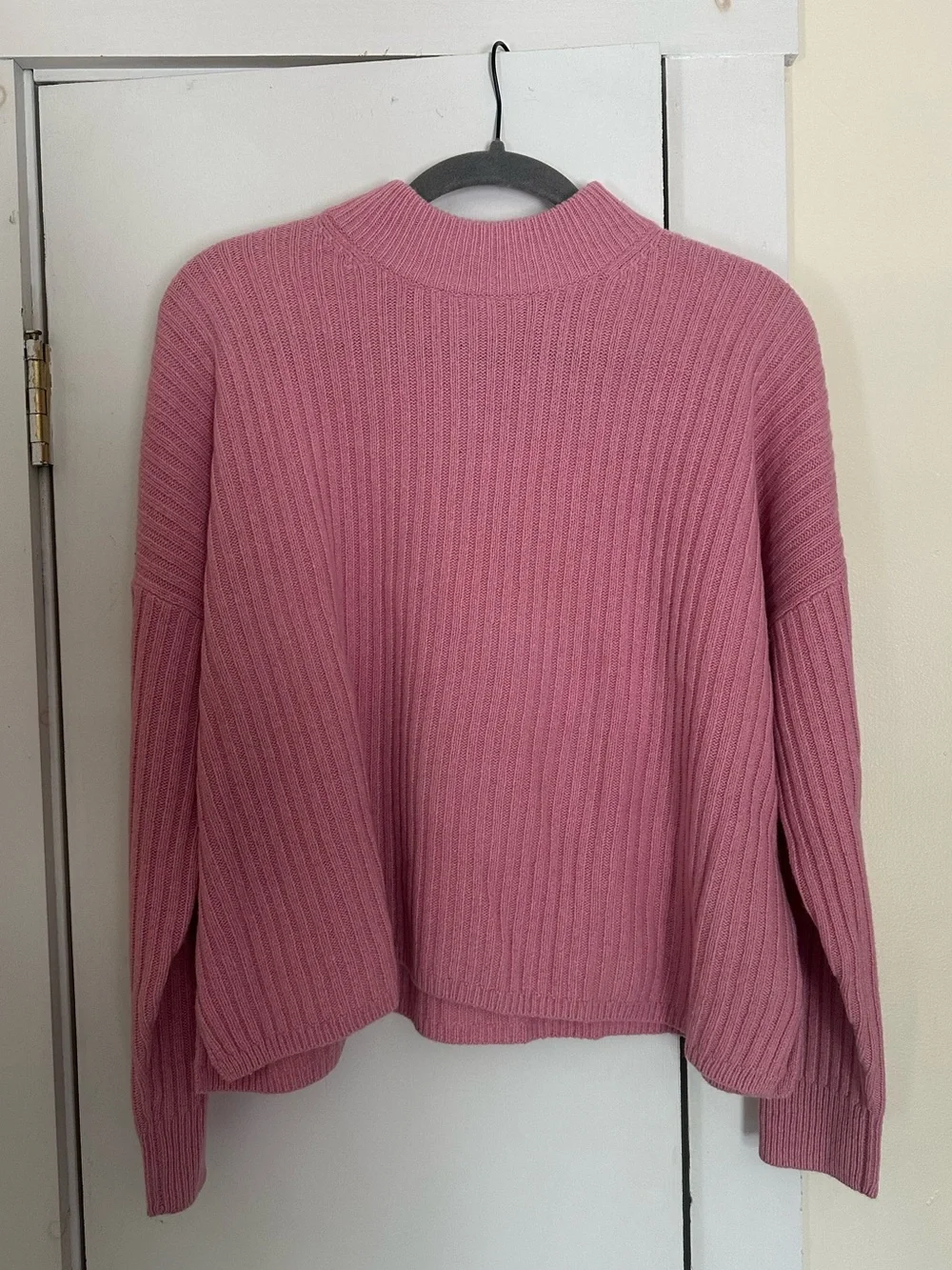 Ribbed Mock Neck Sweater